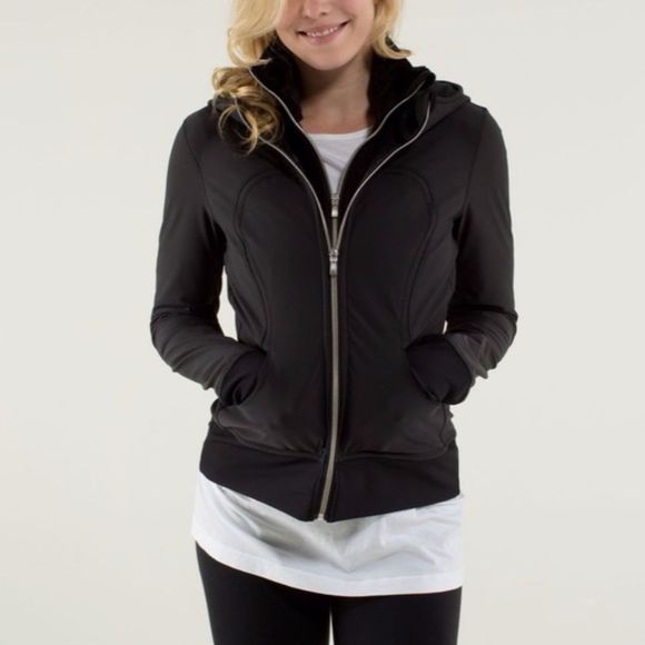 lululemon athletica Jackets & Blazers - Lululemon Uba Hoodie Softshell Black sz 4
